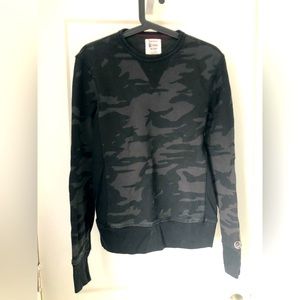 Todd Snyder Champion black and gray camo sweatshirt